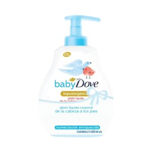 2 Jabones Dove Baby Humectacion Enriquecida 400 ml