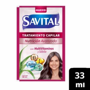 Tratamiento Capilar Savital MultiVitaminas 33 ml 12 Sobres