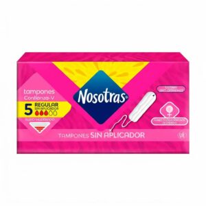 Tampones Nosotras Digital Regular Sin Aplicador 5 Unidades