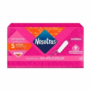 Tampones Nosotras Digital Super Sin Aplicador 5 Unidades