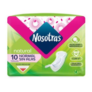 Toallas Nosotras Normal Natural 10 Unidades