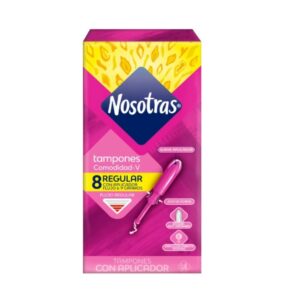 Tampones Nosotras Regular Con Aplicador 8 Unidades