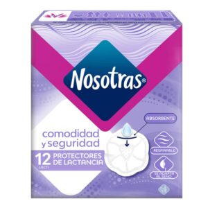 Protectores De Lactancia Nosotras Respirables 12 Unidades