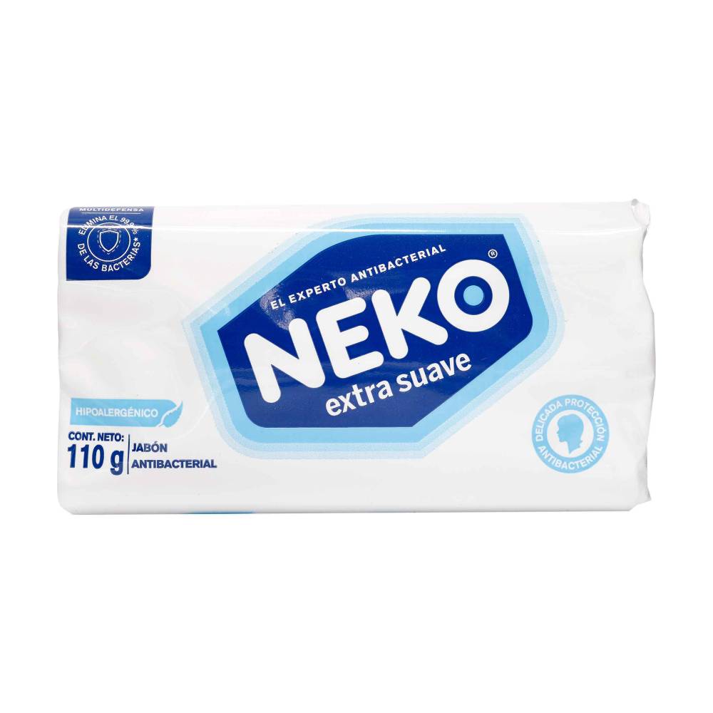 Jabon Antibacterial Neko Extra Suave 110 g