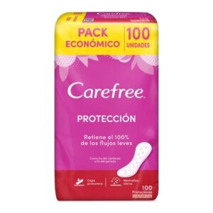 Protectores Diarios Carefree Original 100 Unidades