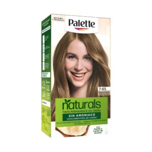 Tinte Palette Natural Tubo 7-65 Rubio Medio Cafe Dorado