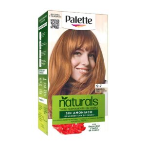 Tinte Palette Natural Tubo 9-7 Rubio Extra Claro Cobrizo