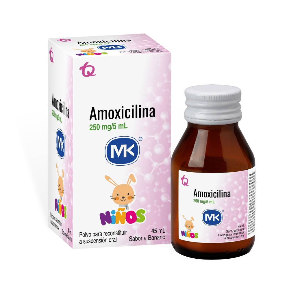 Amoxicilina 250 mg Polvo Para Reconstituir 45 ml MK