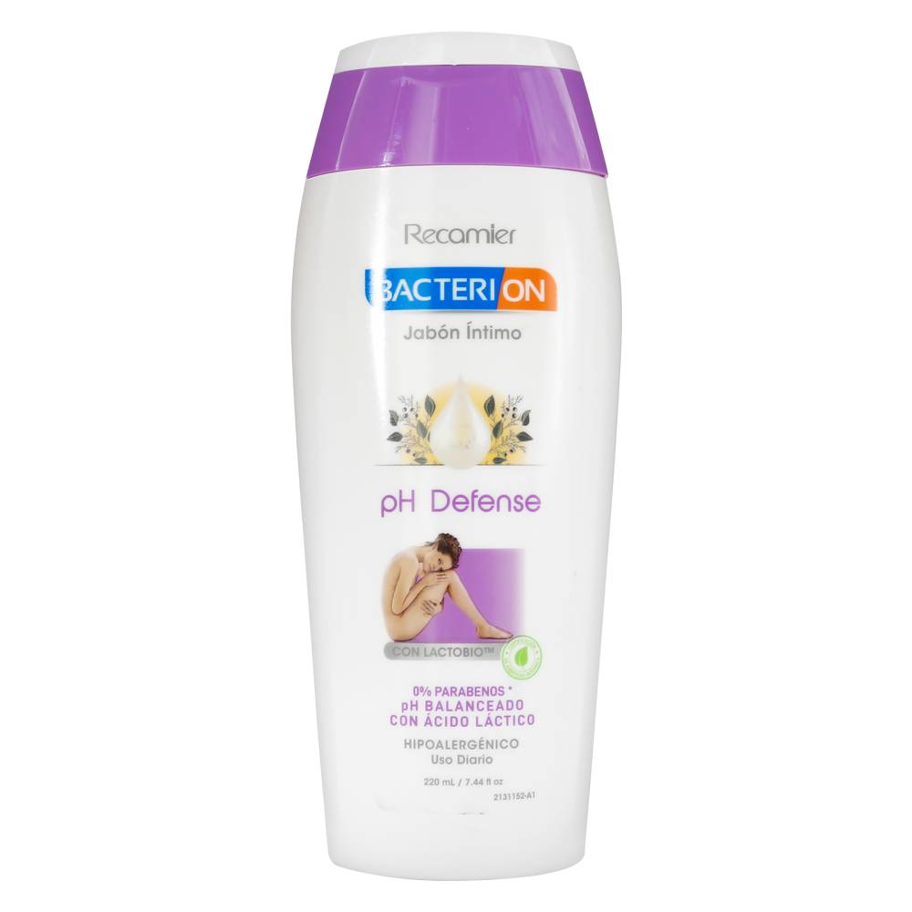 Jabon Intimo Recamier Bacterion Ph Defense 220 ml