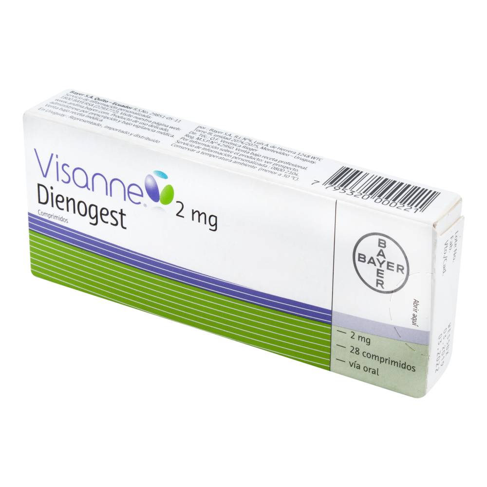 Visanne 2 mg 28 Tabletas - Imagen 3
