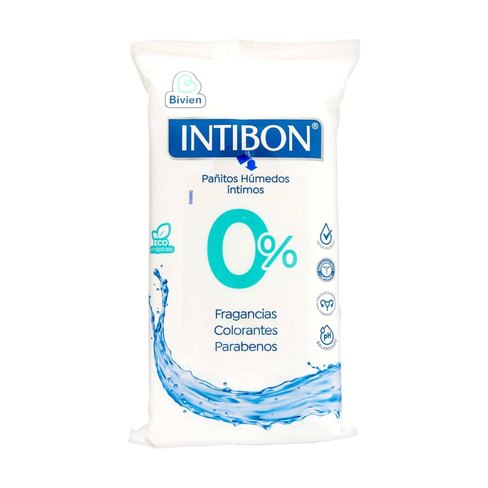 Paniñitos Humedos Intibon 0% Practicorte 42 Unidades