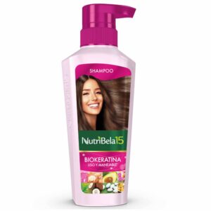Shampoo Nutribela Biokeratina Liso y Manejable 200 ml