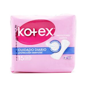 Protectores Diarios Kotex Ajustabletas 15 Unidades