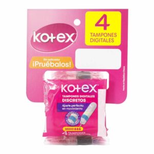 Tampones Kotex Display 5 Unidades x 4 Unidades
