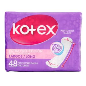 Protectores Díarios Kotex Largos 48 Unidadess