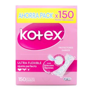 Protectores Diarios Kotex Ultra Flexible 150 Unidades