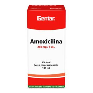 Amoxicilina 250 mg Polvo Para Suspension 100 ml Genfar