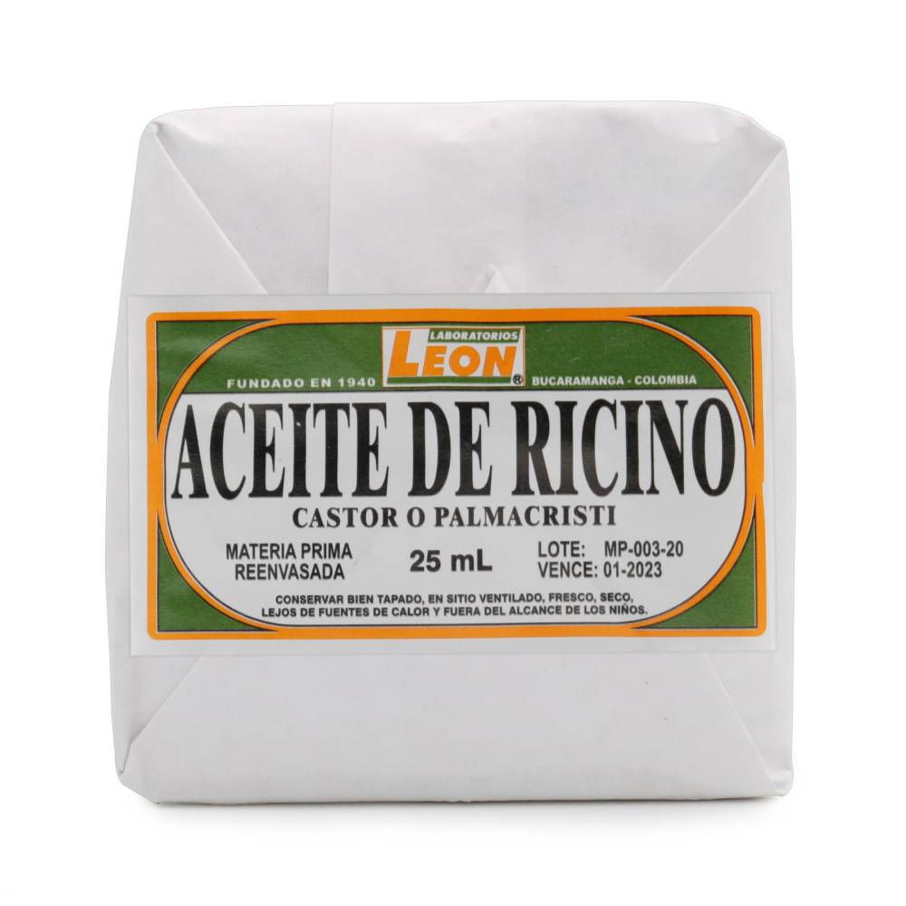 Aceite De Ricino Leon 25 ml 12 Unidades