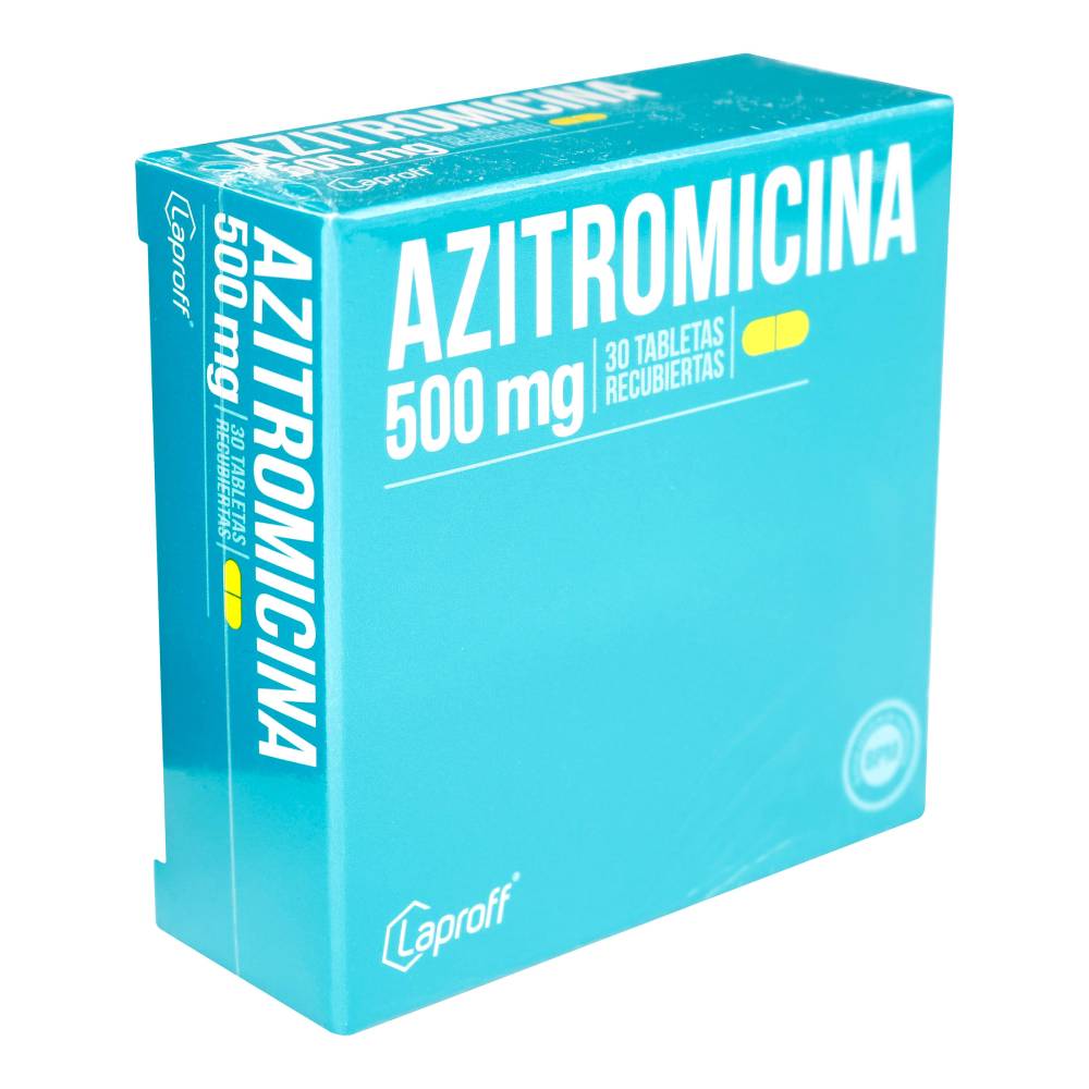 Azitromicina 500 mg 30 Tabletas Laproff - Imagen 2