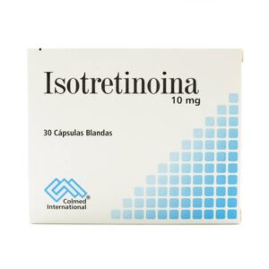 Isotretinoina 10 mg 30 Cápsulas Colmed
