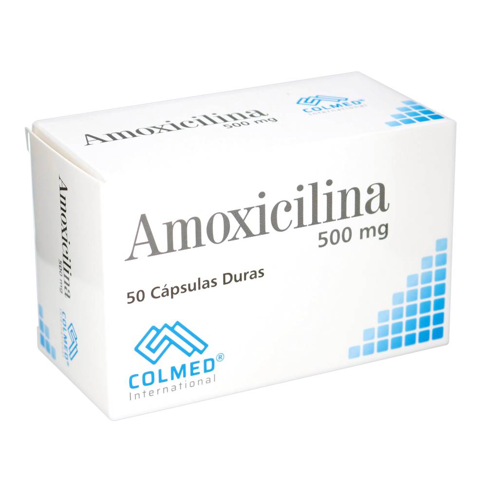 Amoxicilina 500 mg 50 Cápsulas Colmed - Imagen 2