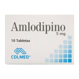 Amlodipino 5 mg 10 Tabletas Colmed