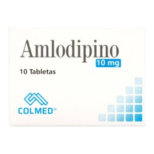 Amlodipino 10 mg 10 Tabletas Colmed