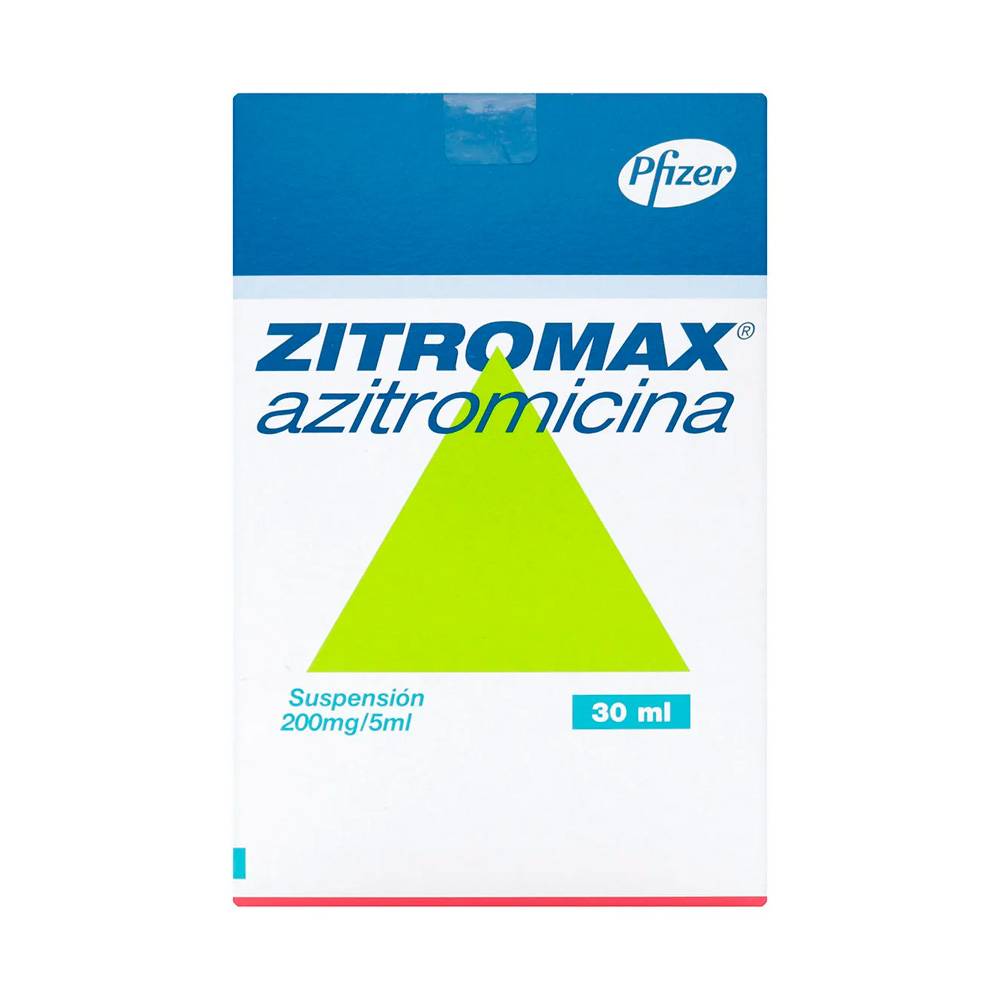 Zitromax Azitromicina 200 mg Suspensión 30 ml