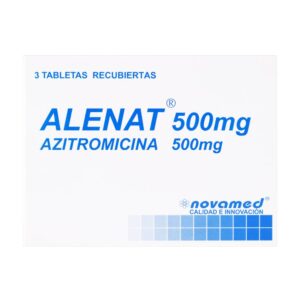 Alenat Azitromicina 500 mg 3 Tabletas