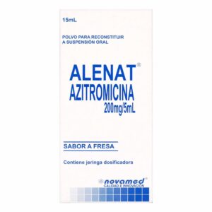 Alenat Azitromicina 250 mg Polvo Para Reconstituir 15 ml