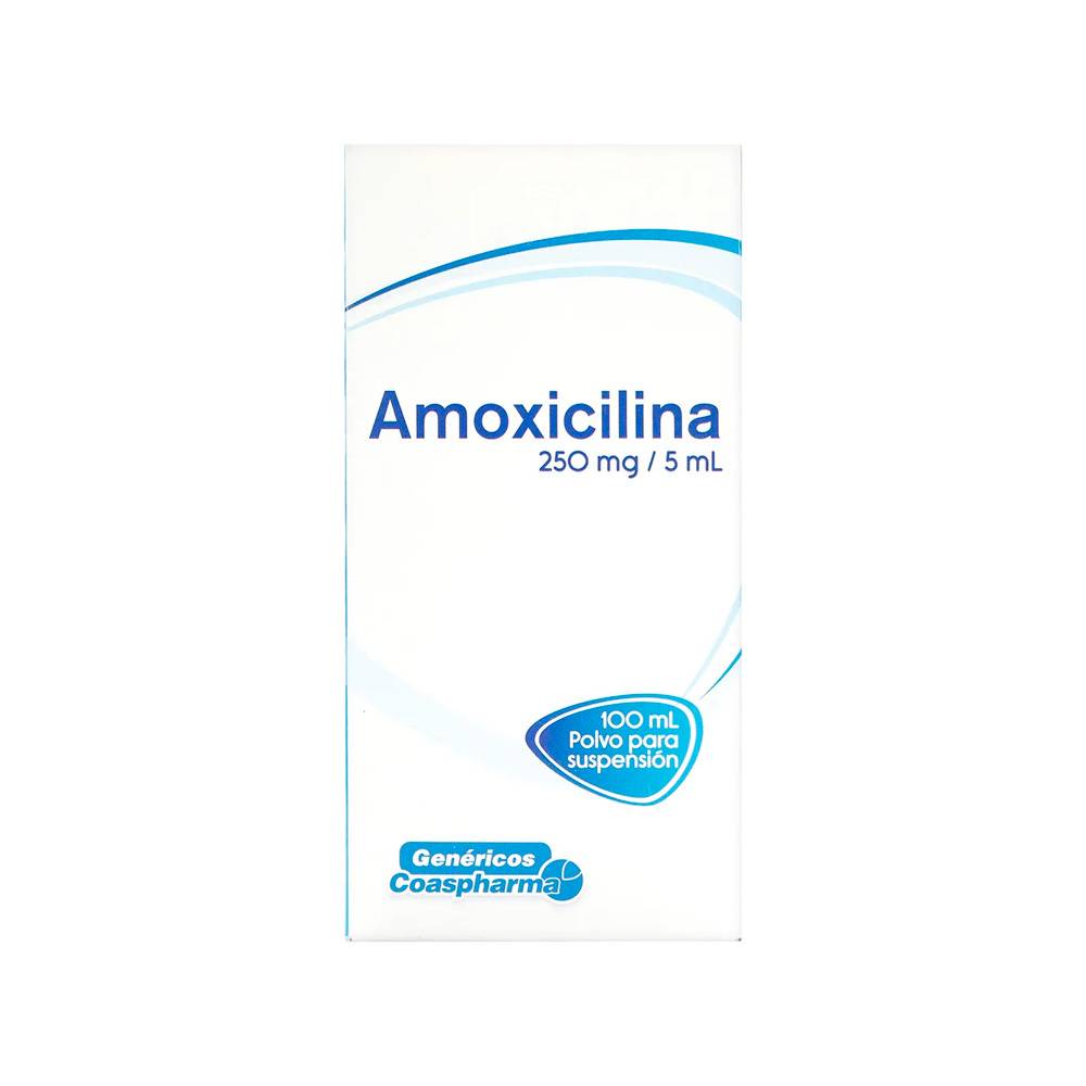 Amoxicilina 250 mg Polvo Para Suspension 100 ml Coaspharma