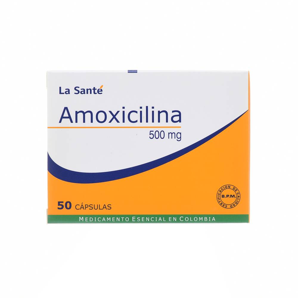 Amoxicilina 500 mg 50 Cápsulas La Sante