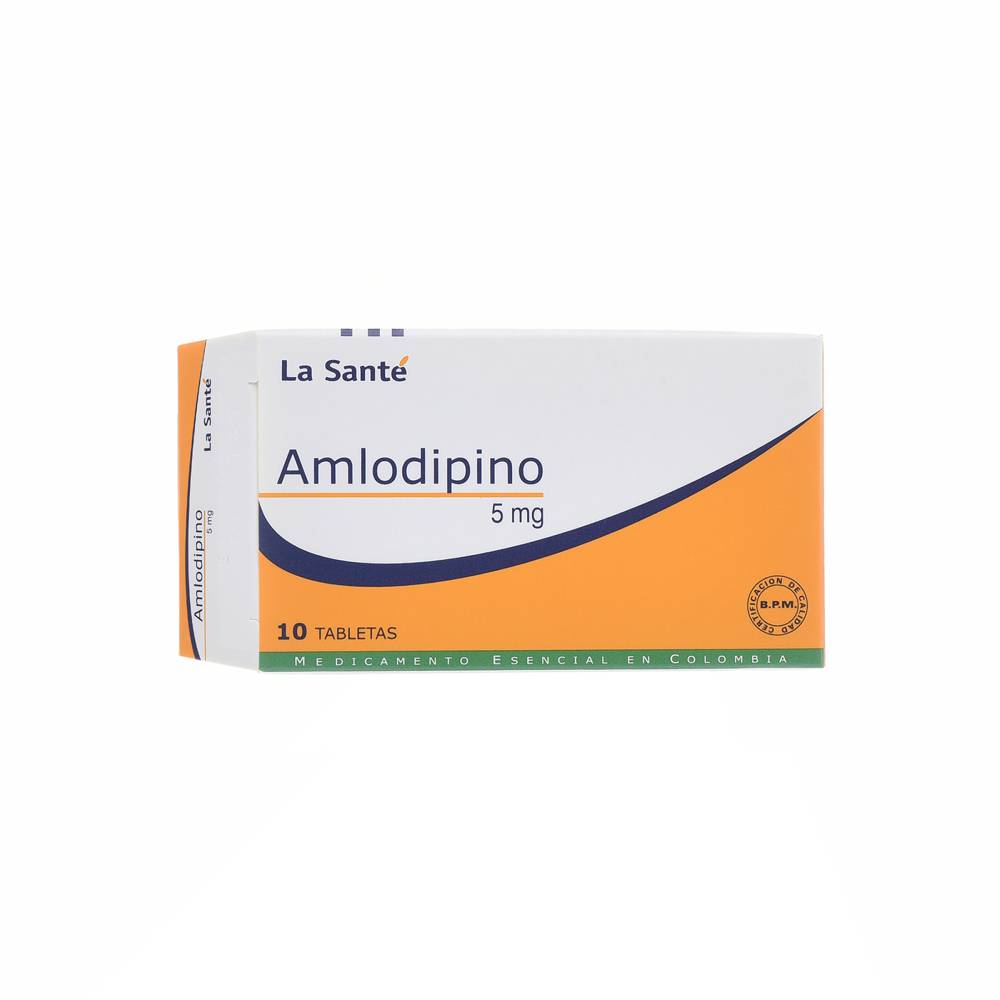 Amlodipino 5 mg 10 Tabletas La Sante - Imagen 3