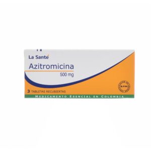 Azitromicina 500 mg 3 Tabletas La Sante