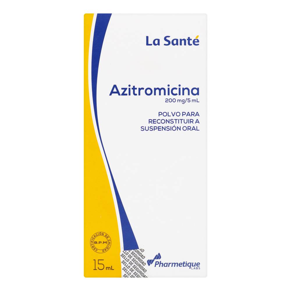 Azitromicina 200 mg Polvo Para Reconstituir 15 ml La Sante