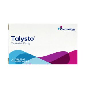 Talysto Tadalafilo 20 mg 4 Tabletas