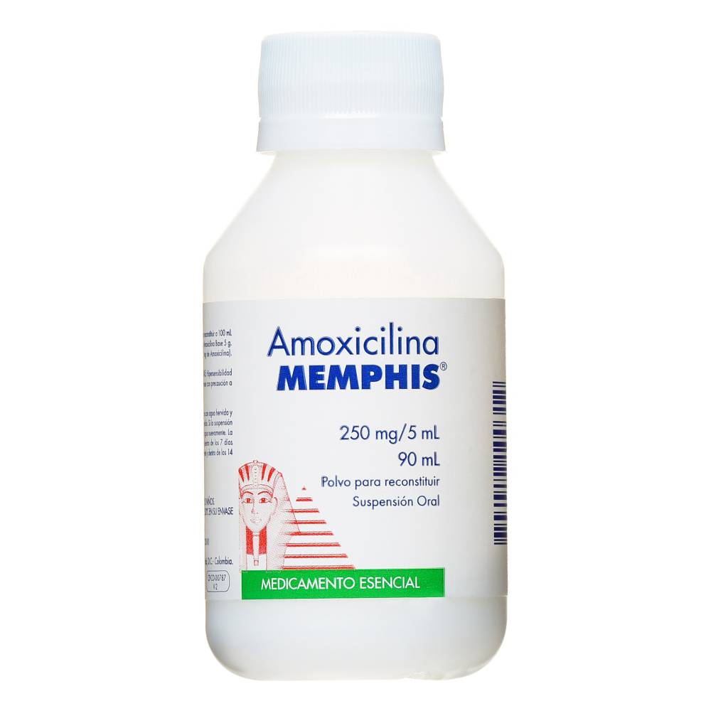 Amoxicilina 250 mg Polvo Para Reconstituir 90 ml Memphis