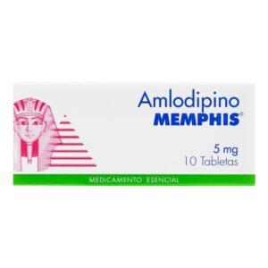 Amlodipino 5 mg 10 Tabletas Memphis