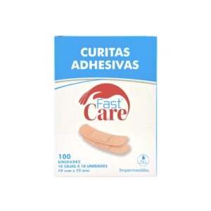 Curitas Adhesivas Fast Care 100 Unidades