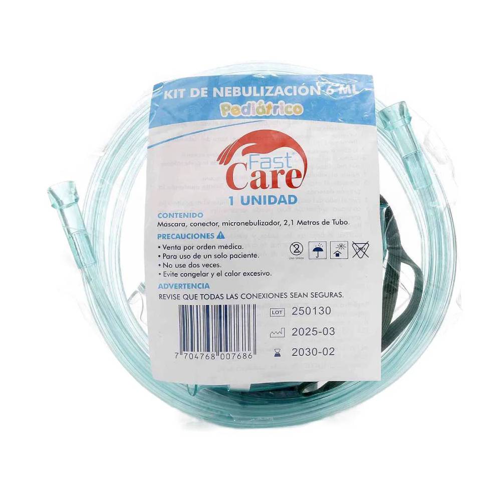 Kit de Nebulizacion 6 ml Pedíatrico Fast Care