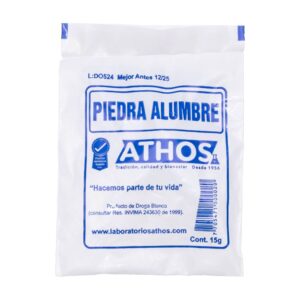 Piedra Alumbre Athos 15 g 30 Sobres