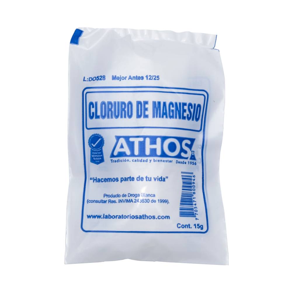 Cloruro de Magnesio Athos 15 g 30 Sobres