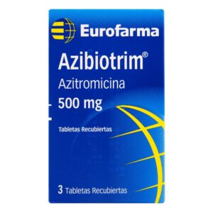 Azibiotrim Azitromicina 500 mg 3 Tabletas