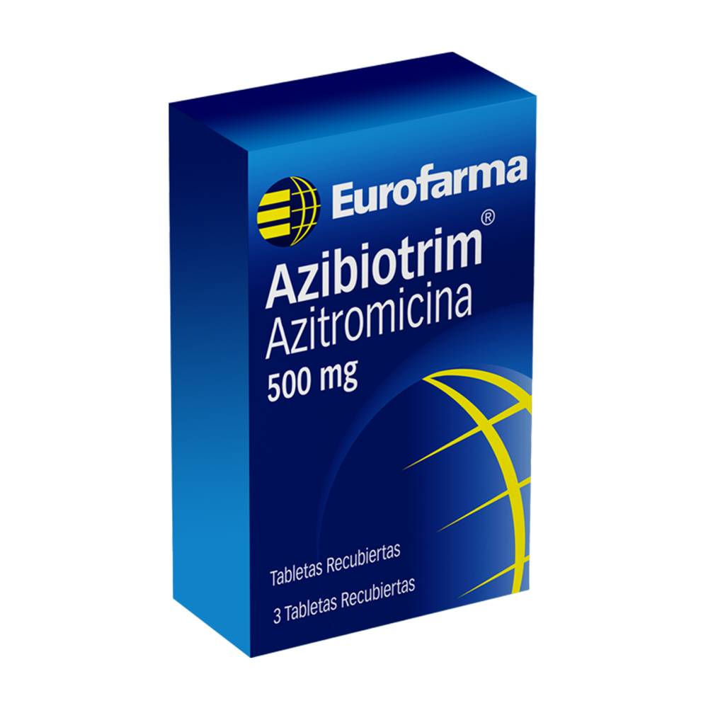Azibiotrim Azitromicina 500 mg 3 Tabletas - Imagen 2