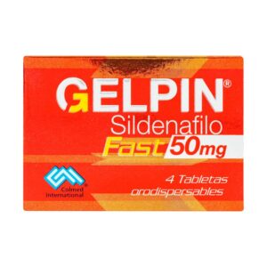 Gelpin Fast Sildenafilo 50 mg 4 Tabletas
