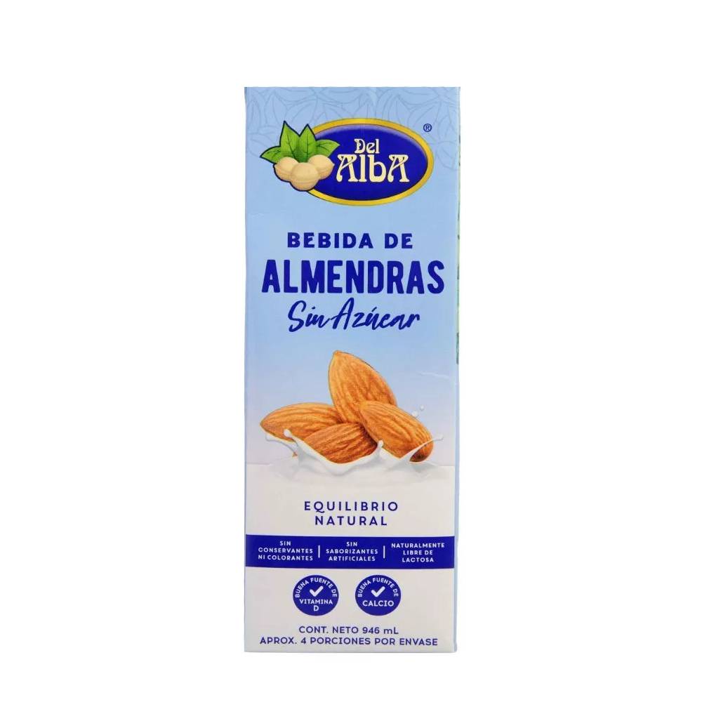 Bebida De Almendras del Alba Sin Azucar 946 ml