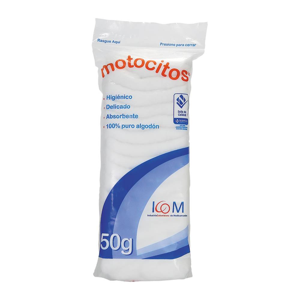 Algodon Motocitos ICOM 50 g 7 Unidades