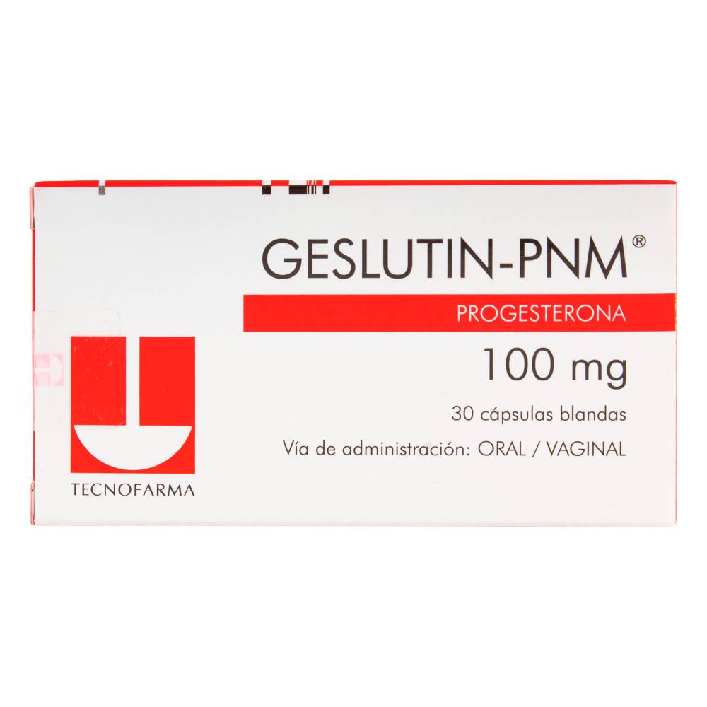 Geslutin 100 mg 30 Cápsulas