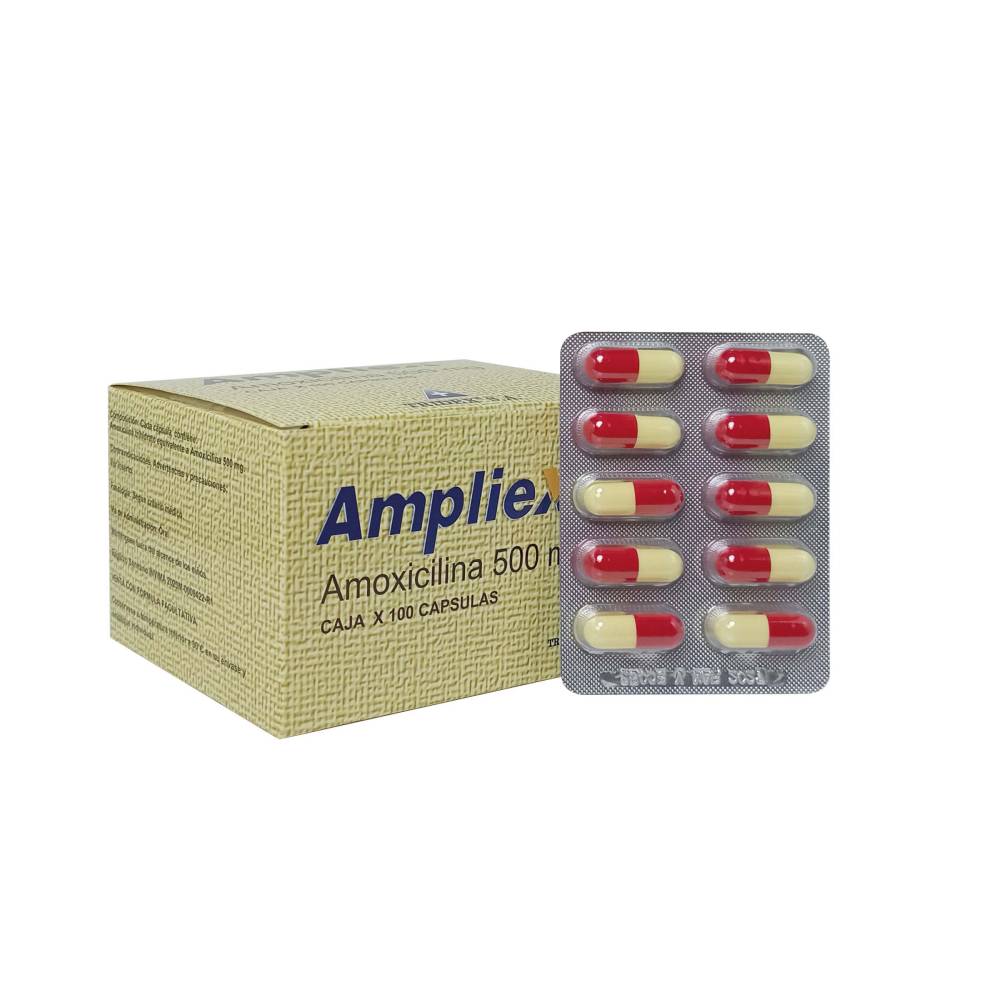 Ampliex Amoxicilina 500 mg 100 Cápsulas - Imagen 4