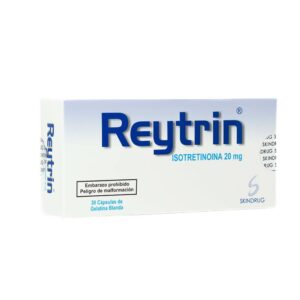 Reytrin Isotretinoina 20 mg 30 Cápsulas